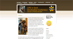 Desktop Screenshot of lifeisgoodconference.com