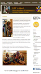 Mobile Screenshot of lifeisgoodconference.com